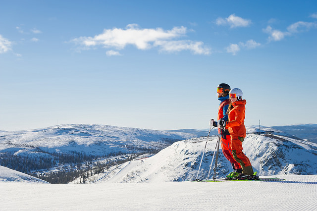 I Vemdalen kan man njuta av spektakulära vyer